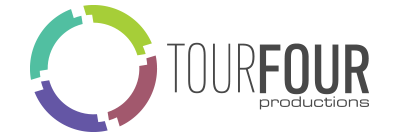 Tour Four Productions Logo — Wide